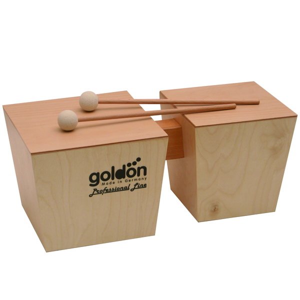 Goldon Bongo drevené štvorcové, 17 a 21 cm