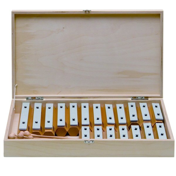 Goldon Zvučné kocky drevené v boxe, 19 tónov