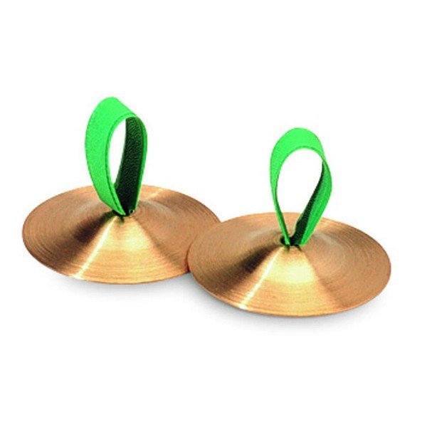 Základné činely prstové mosadzné 6.4 cm, pár