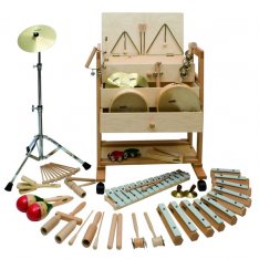 Školský veľký drevený vozík hudobných nástrojov