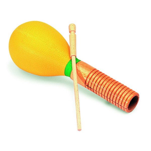 Kombinácia Maracas / Guiro 2v1, 27 cm