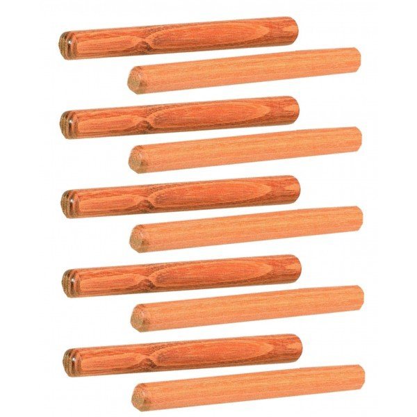 Školská sada Rytmické drievka 20 x 180 mm, 6 párov