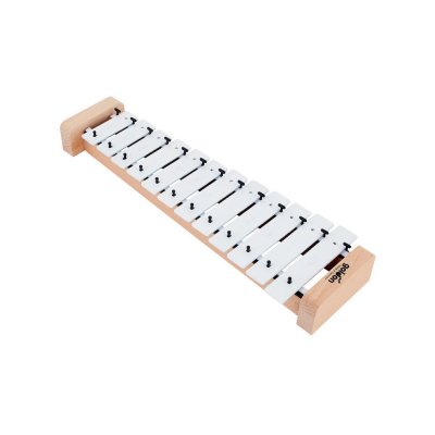 Goldon sopránový metalofón, s 12+3 bielymi klávesami