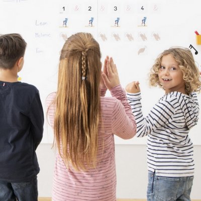 Betzold Magnetické karty na cvičenie rytmu, 86 ks