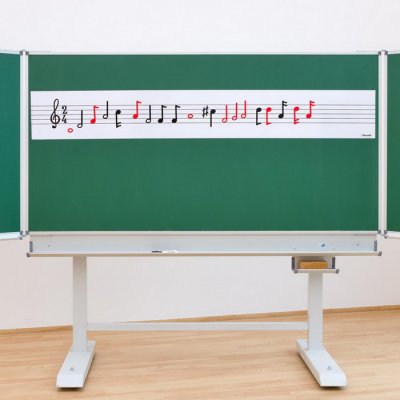 Magnetická notová osnova, dĺžka 195 cm