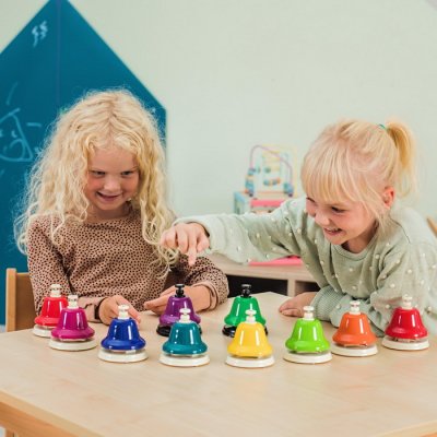 Betzold Úderové bicie zvončeky v taške, 10 ks