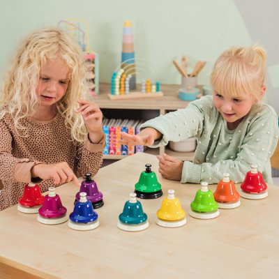 Betzold Úderové bicie zvončeky chromatický doplnok, 3 ks